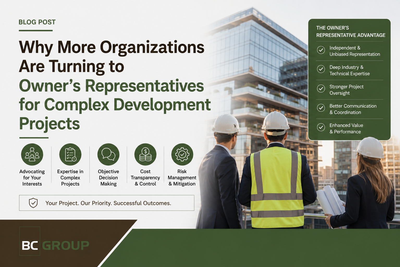Owner's Representatives for Complex Development Projects