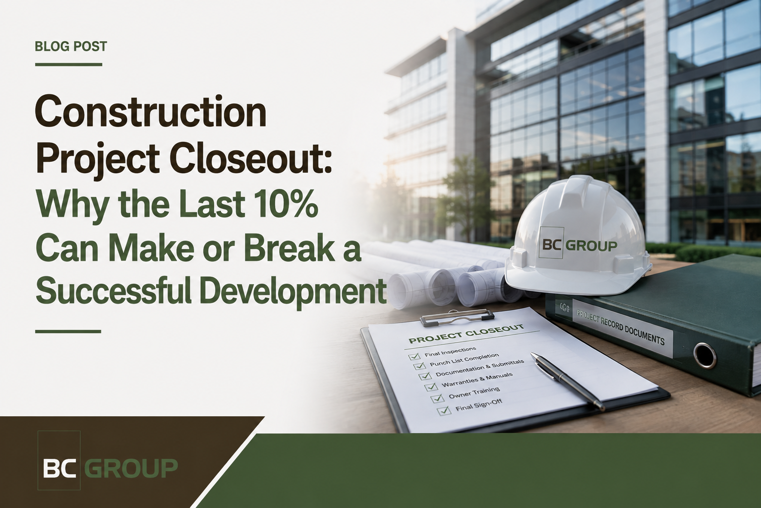 Construction Project Closeout
